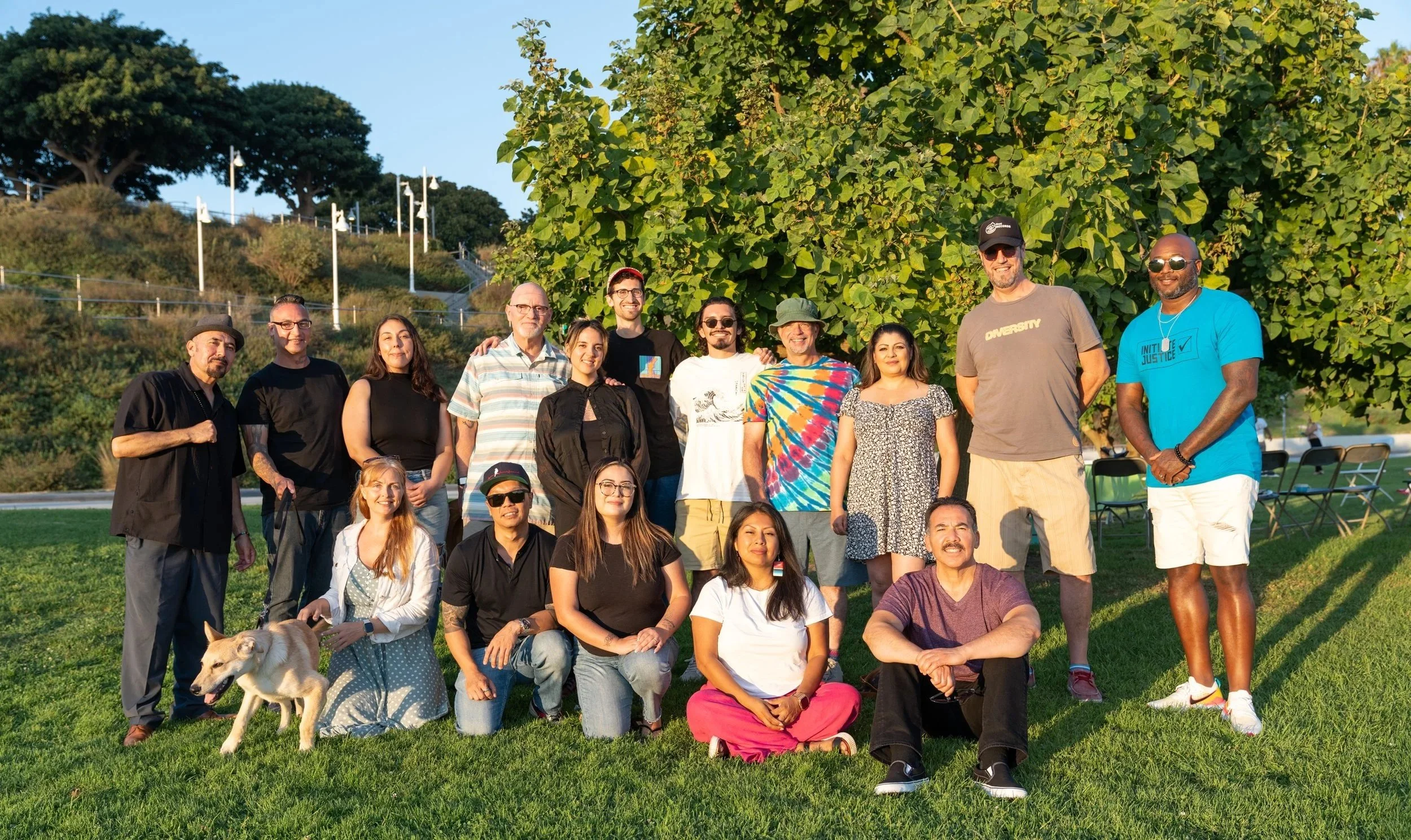 TPW members gathered outdoors