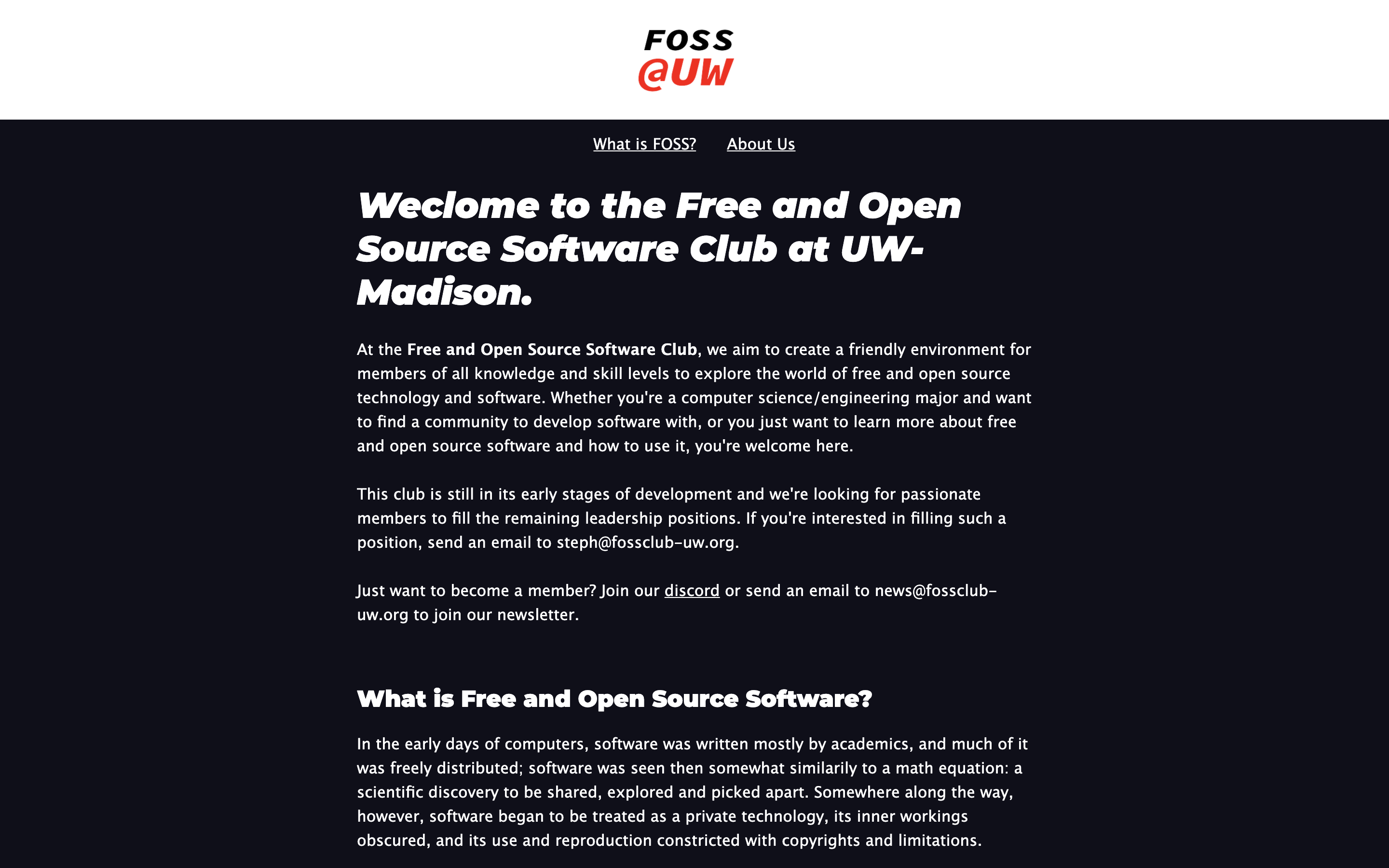 foss website